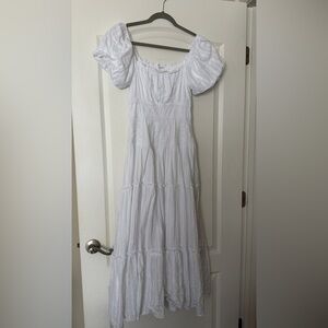 Altar'd State White Maxi Dress